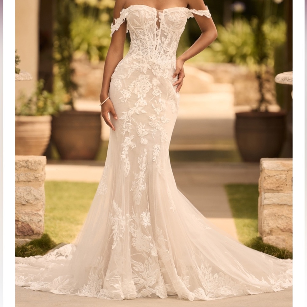 NWT Size 16 Sophia Tolli Wedding Dress Y3160 - Picture 1 of 16